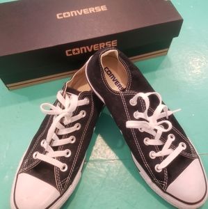 Converse black sneakers